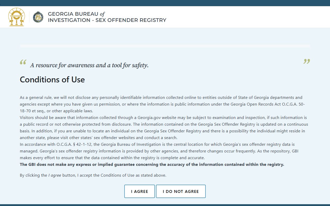 Madison County arrest records GBI sex offender registry
