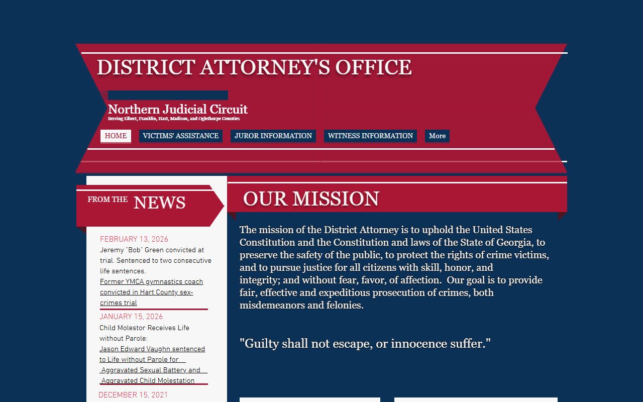 Madison County criminal court records Northern Judicial Circuit District Attorney