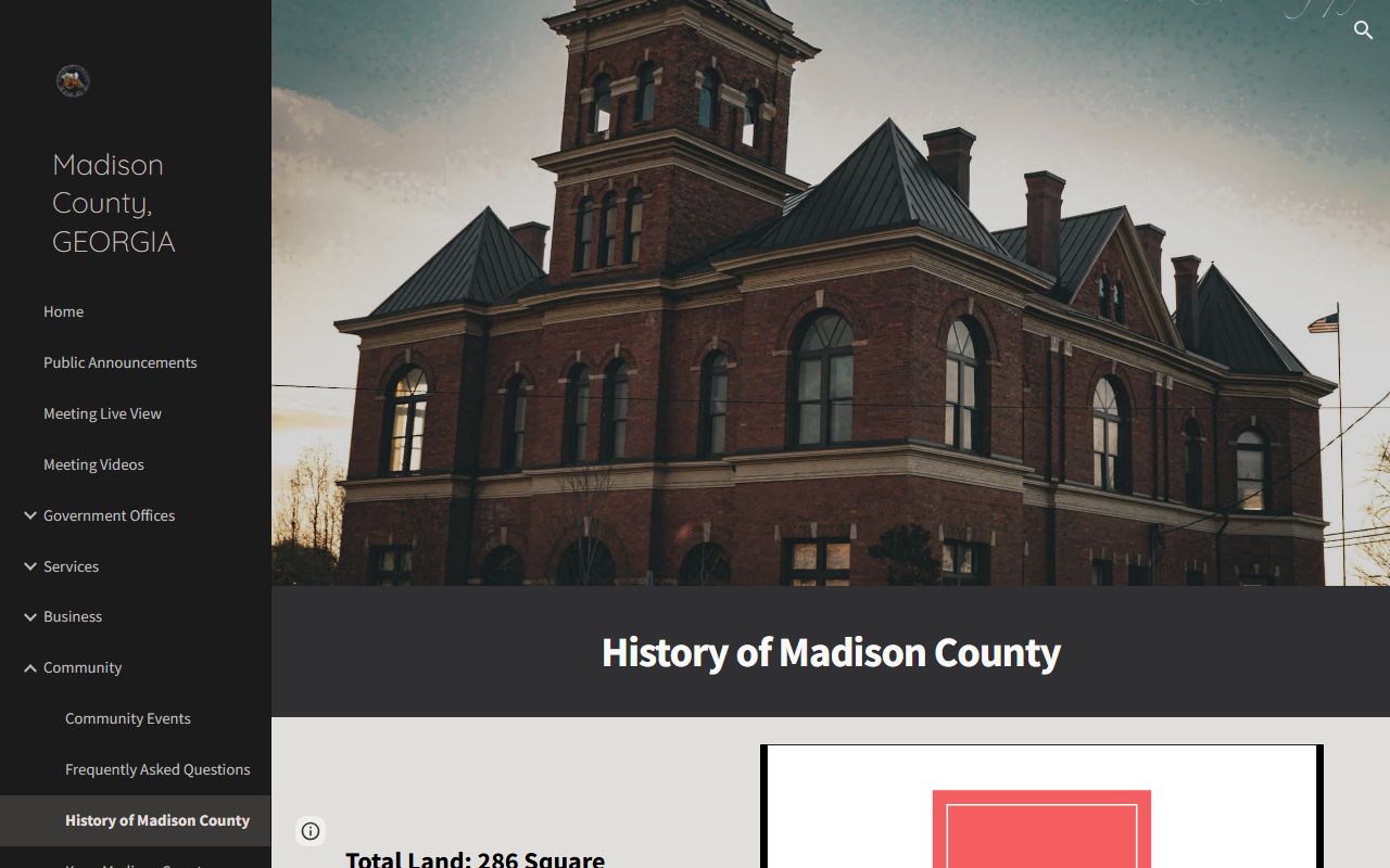 Madison County court records courthouse history source