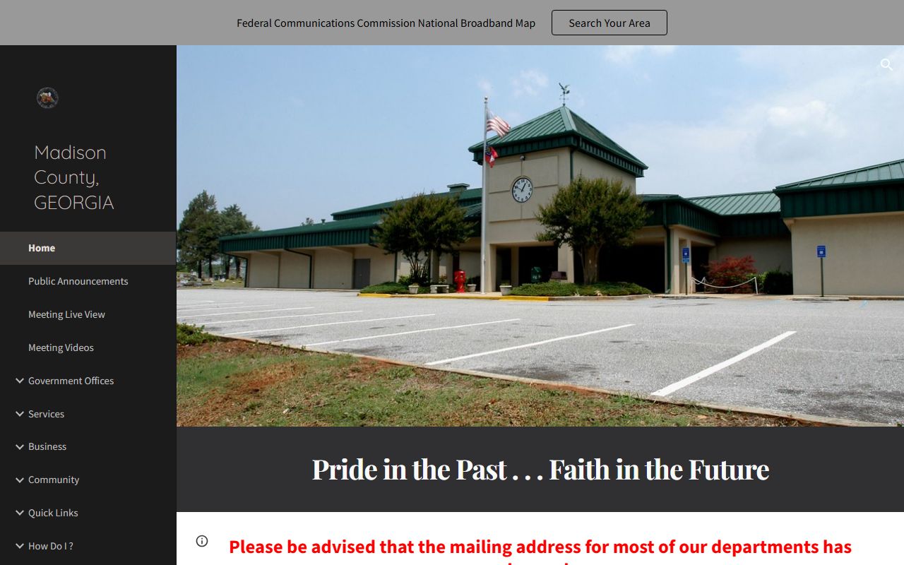 Madison County court records government homepage