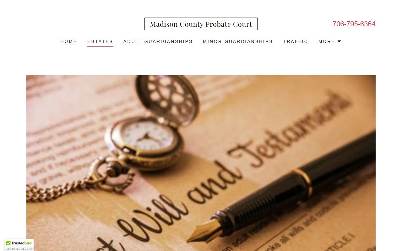 Madison County probate records estate proceeding information